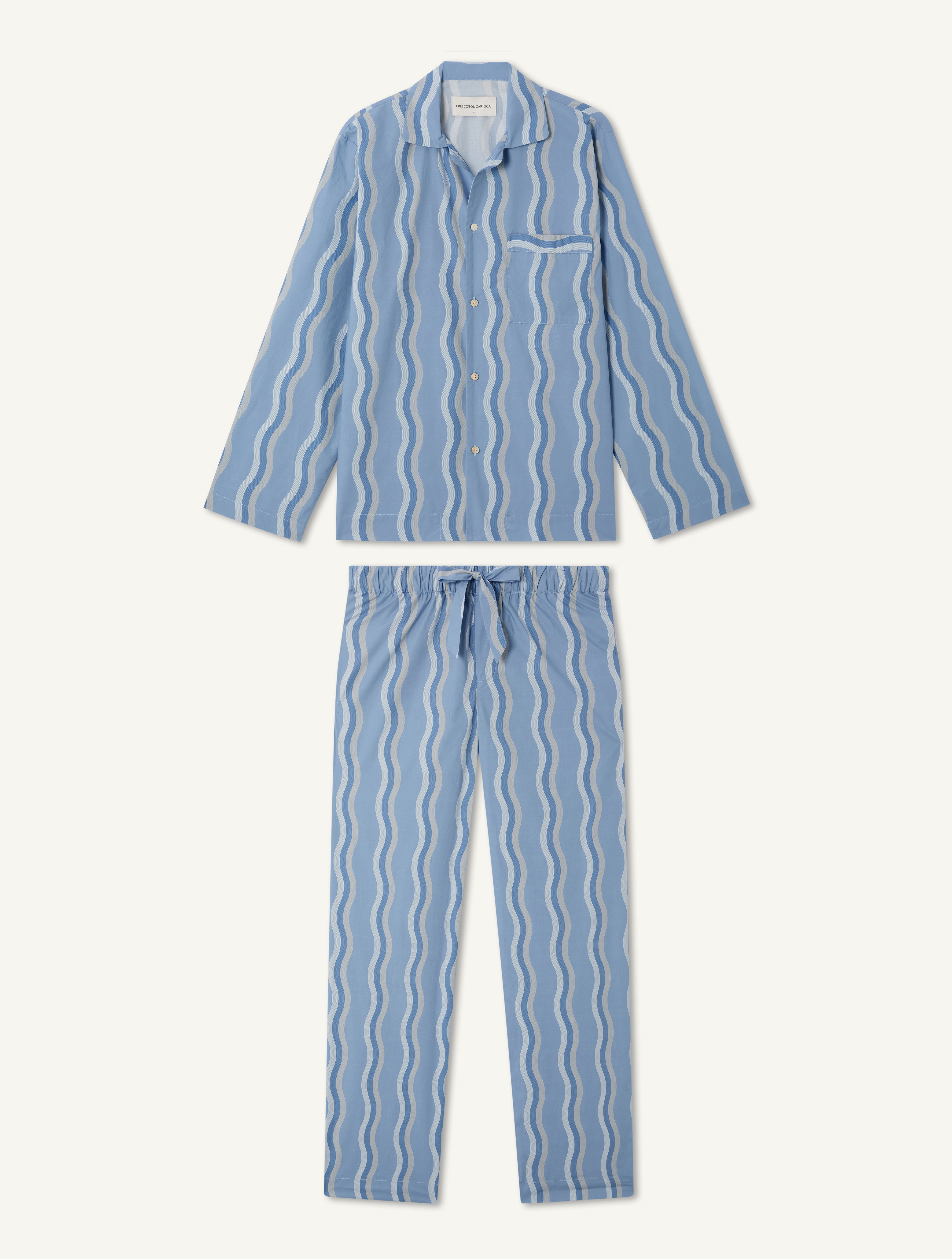 LONG-SLEEVE SHIRT & TROUSER PYJAMA SET