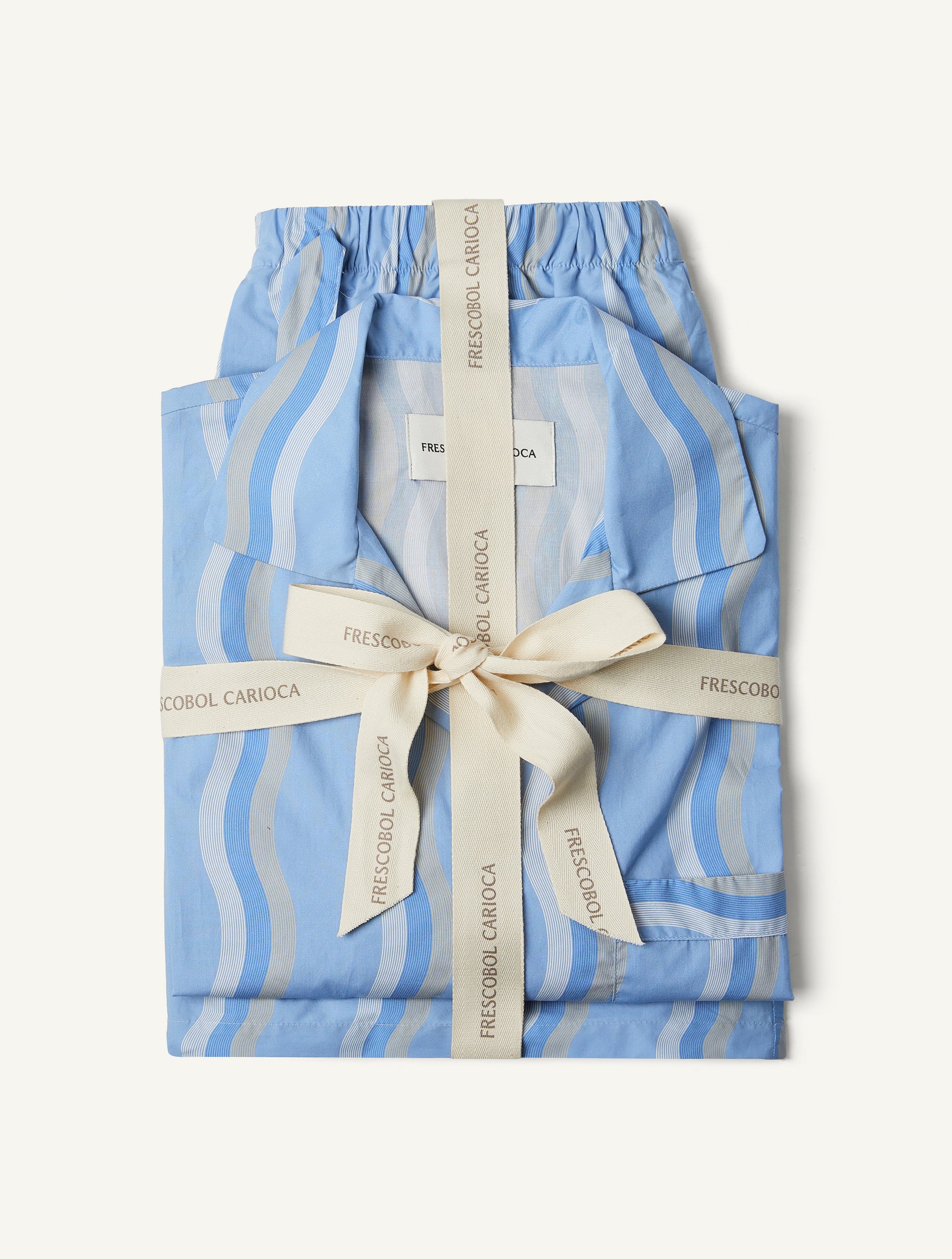 LONG-SLEEVE SHIRT & TROUSER PYJAMA SET
