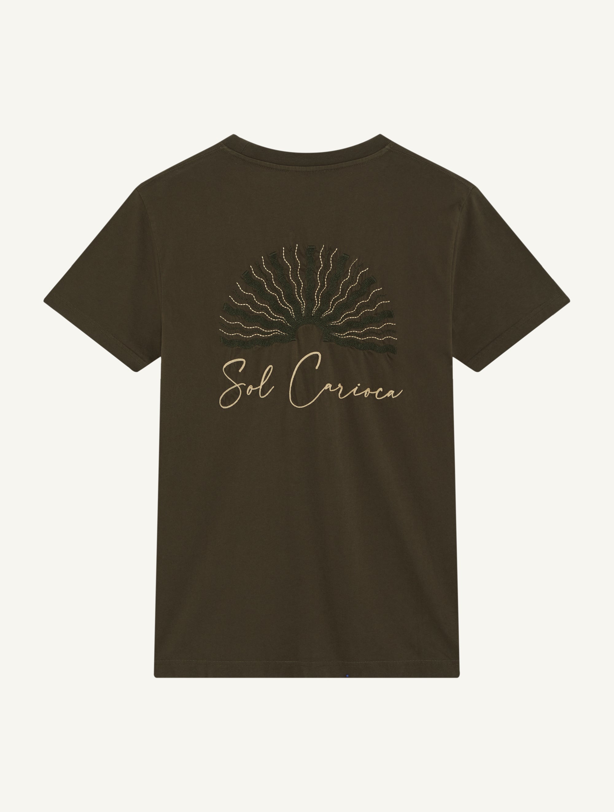 DINIS EMBROIDERED COTTON T-SHIRT