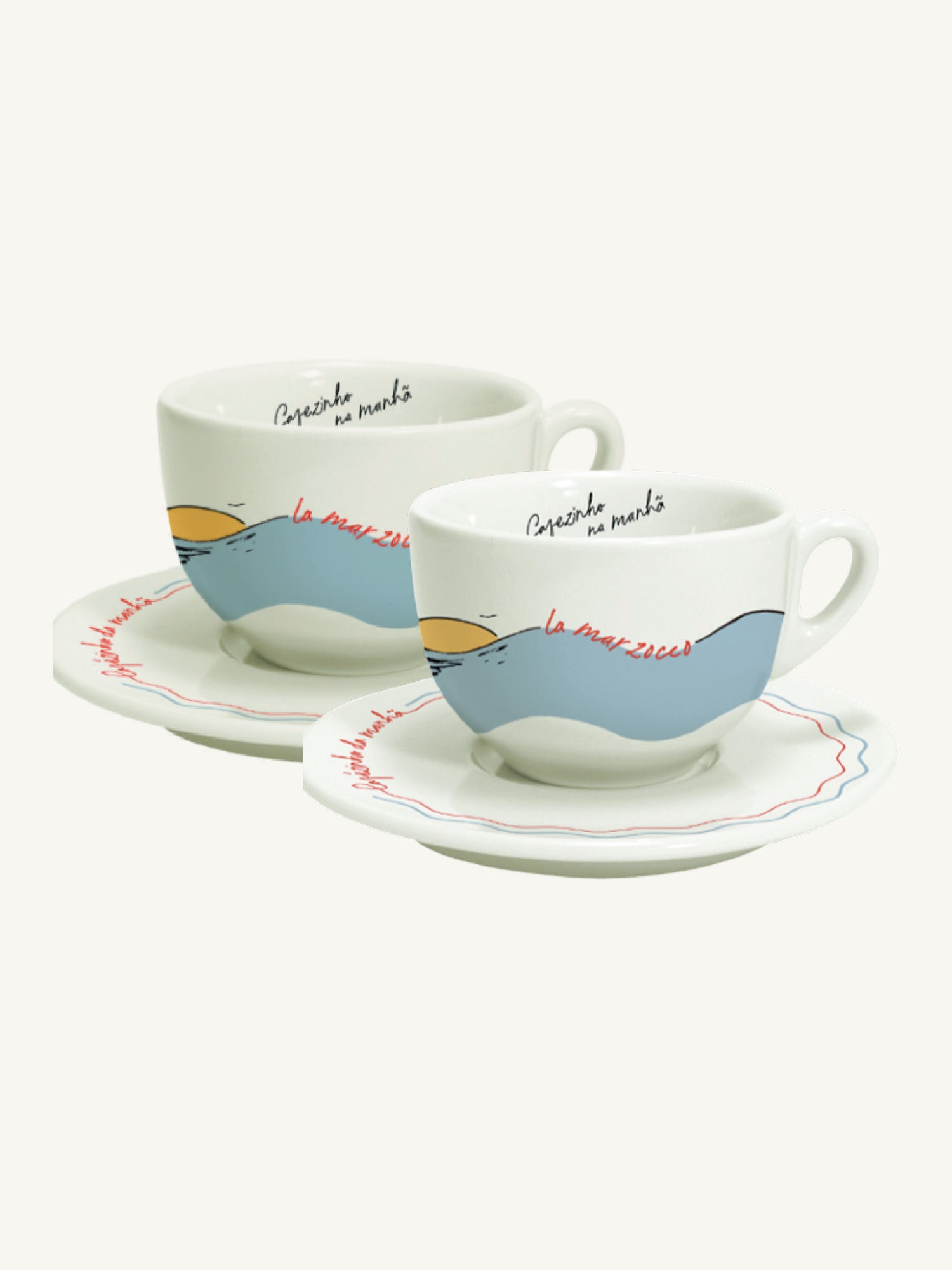 Cappuccino Cups w Saucer x2