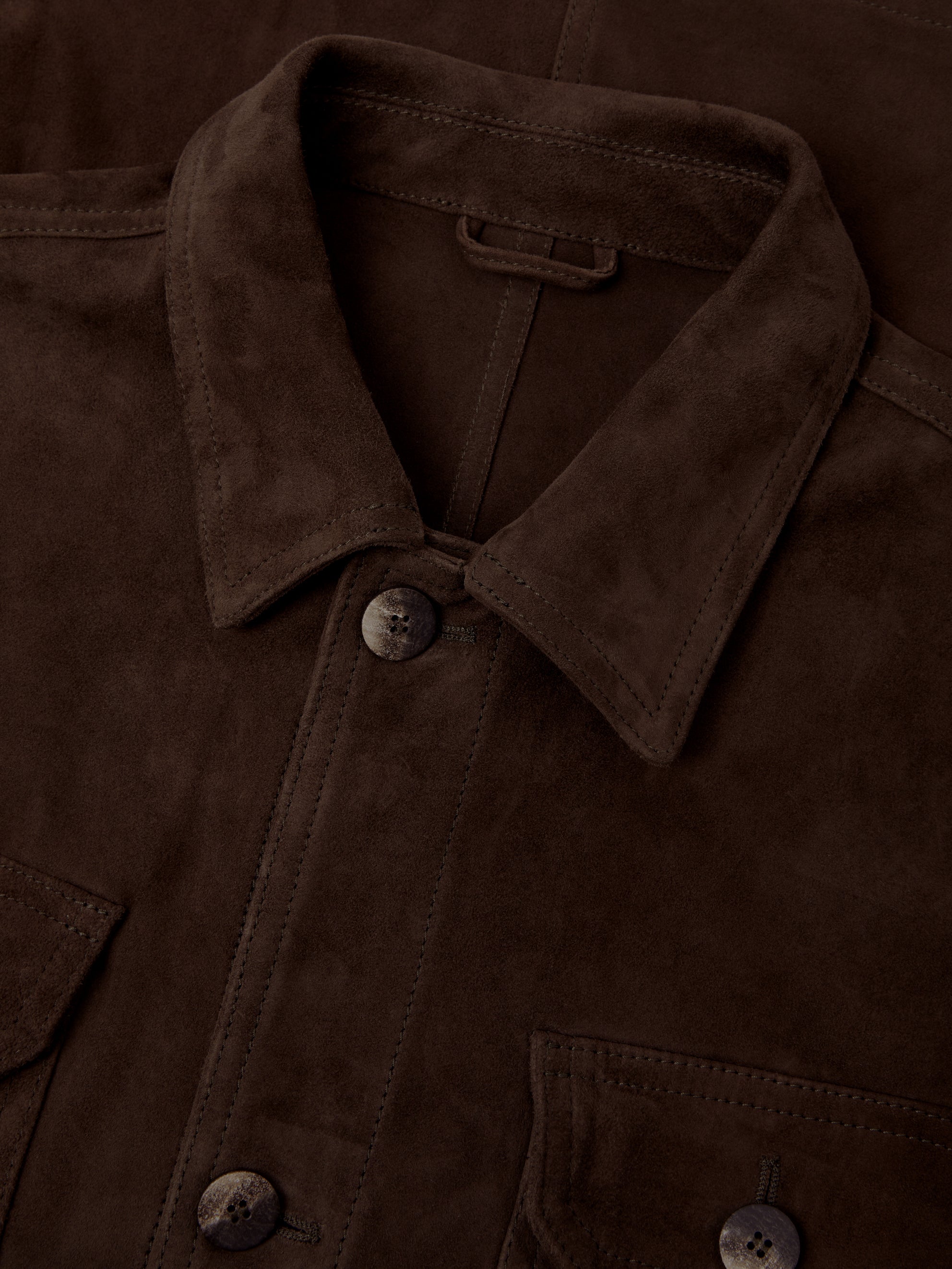 RAVI SUEDE OVERSHIRT