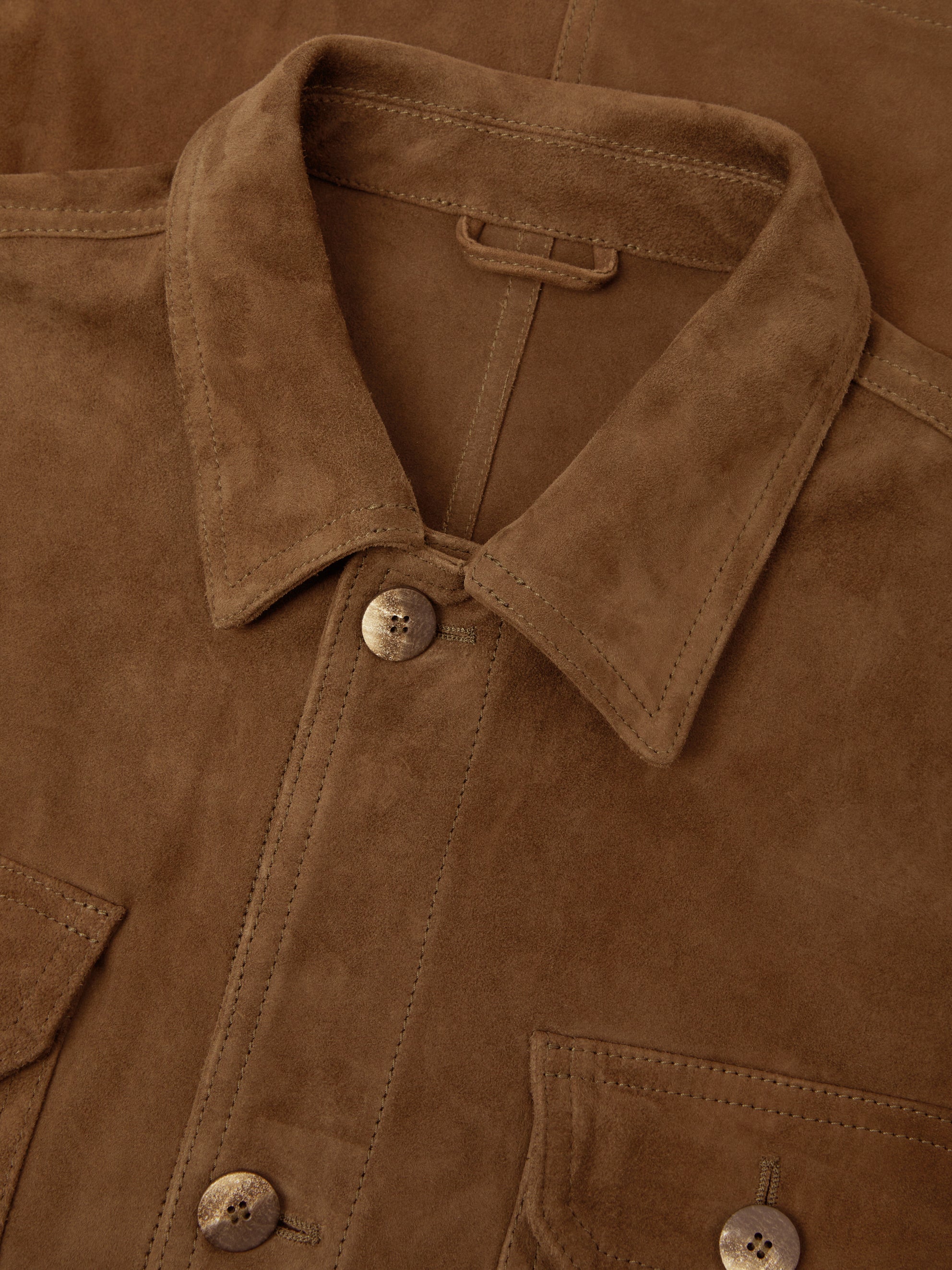 RAVI SUEDE OVERSHIRT