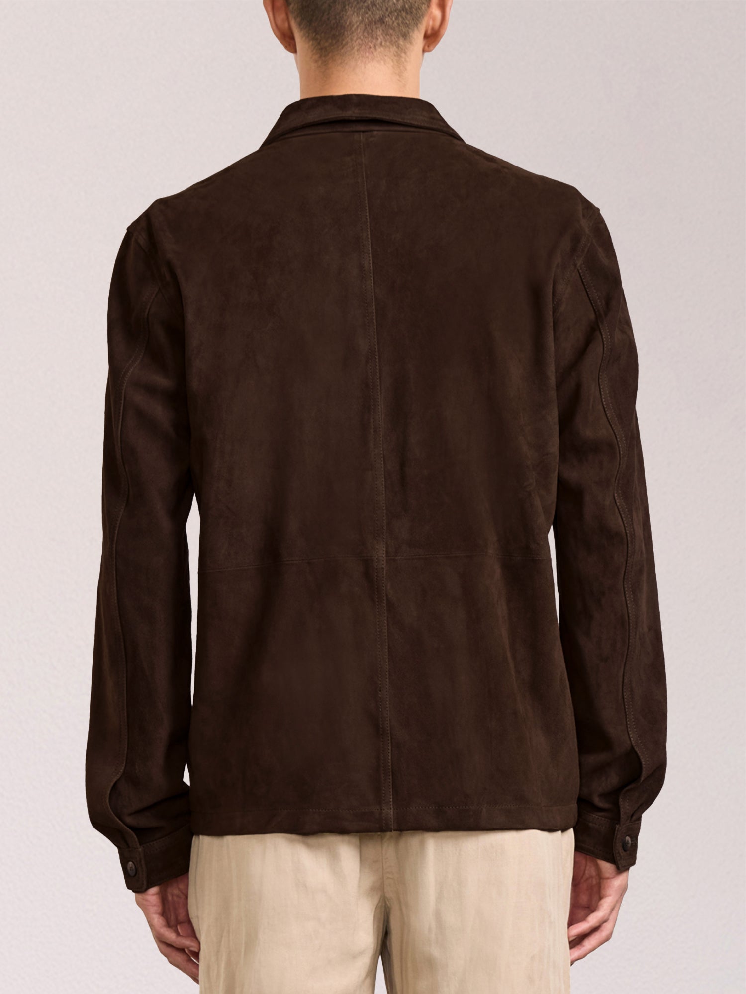 RAVI SUEDE OVERSHIRT