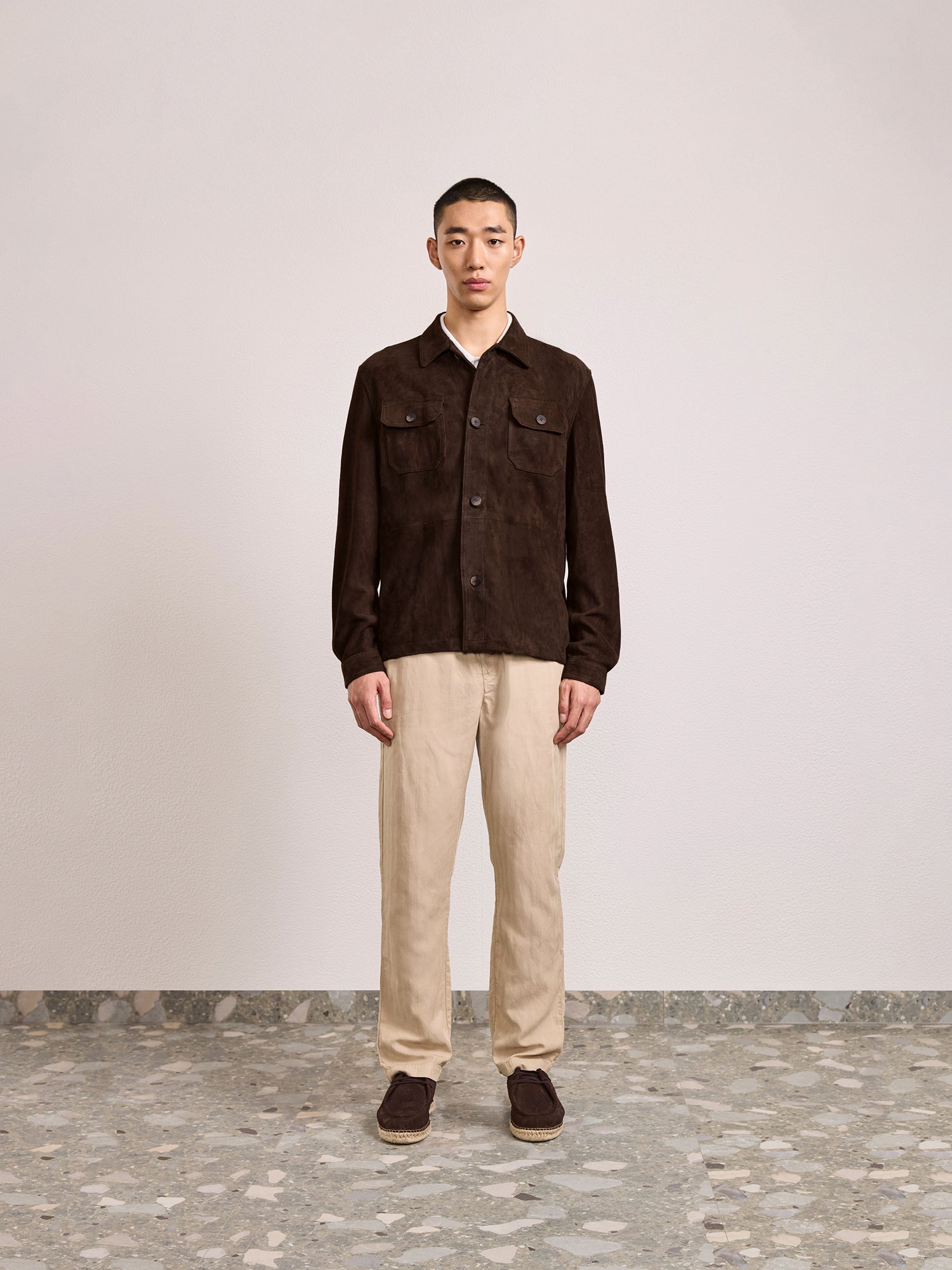 RAVI SUEDE OVERSHIRT