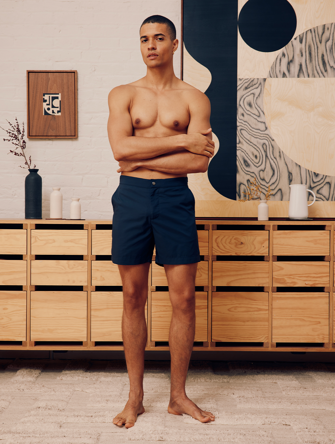 Tailored swim shorts sales