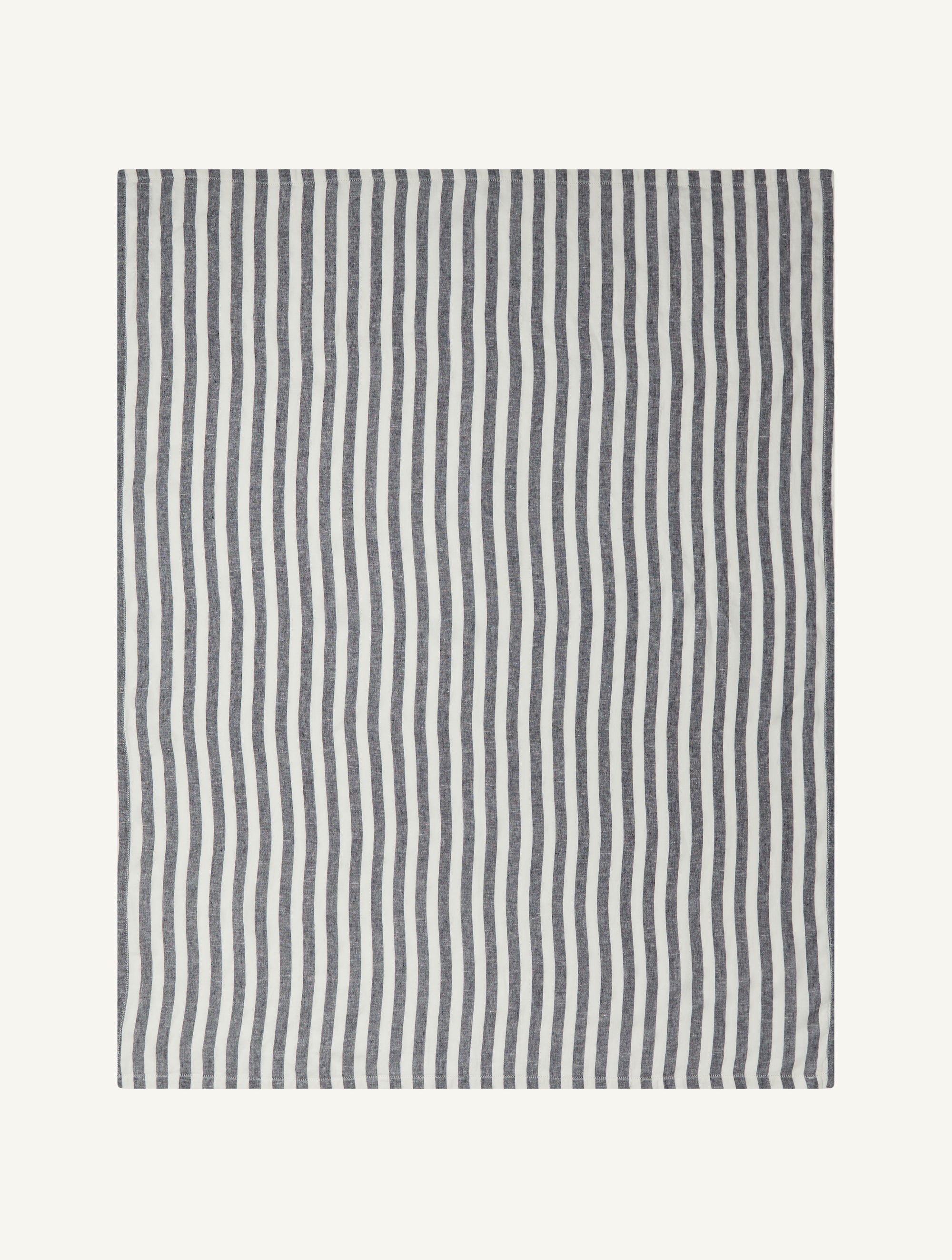 REGULAR-STRIPE LINEN BEACH TOWEL